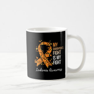 Mug Le combat de ma fille est ma lutte contre la leucé