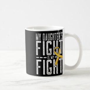 Mug Le combat de ma fille est ma lutte contre le cance