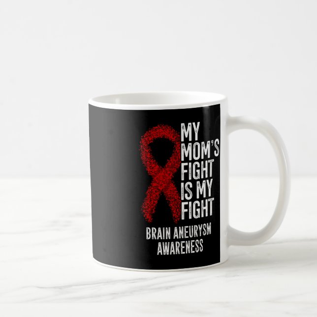 Mug Le combat de ma mère est mon combat Cerveau Aneury (Droite)