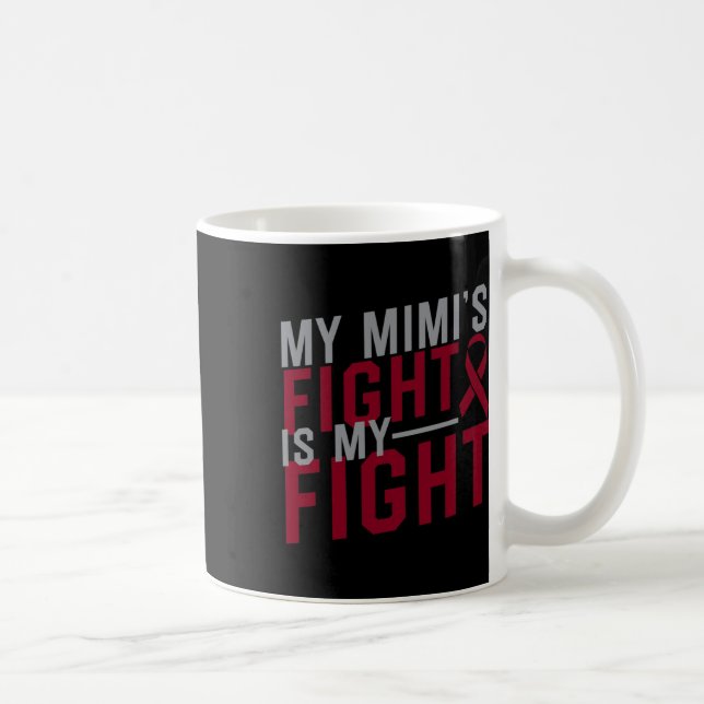 Mug Le combat de ma Mimi est mon combat Anémie à cellu (Droite)
