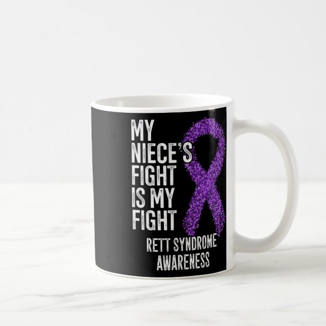 Mug Le combat de ma nièce est mon combat Sensibilisati (Droite)