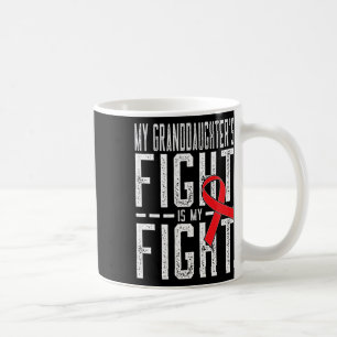 Mug Le combat de ma petite-fille est mon combat Cancer