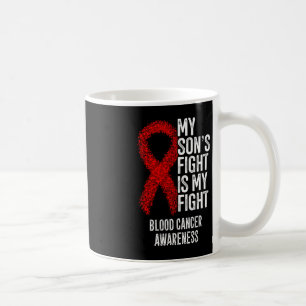 Mug Le combat de mon fils est ma lutte contre le cance