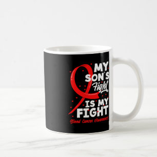 Mug Le combat de mon fils est ma lutte contre le cance