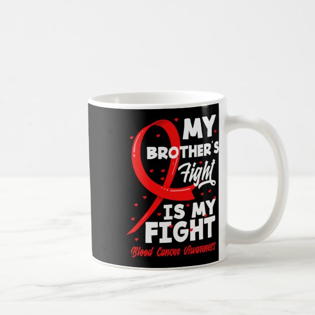 Mug Le combat de mon frère est mon combat Sensibilisat (Droite)
