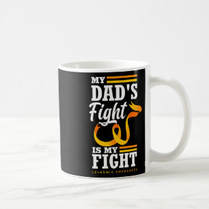 Mug Le combat de mon père est ma fille de combat Leucé