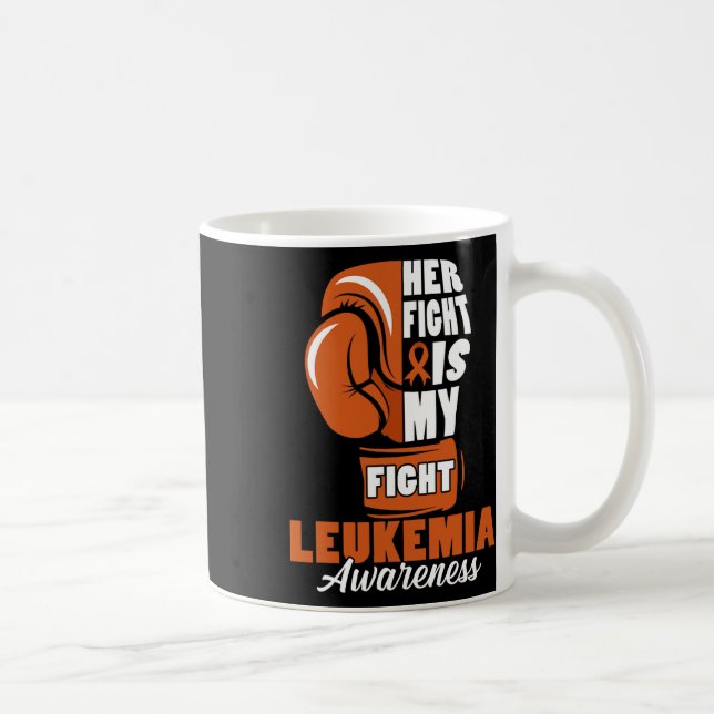 Mug Le combat est mon combat Leucémie sensibilisation  (Droite)