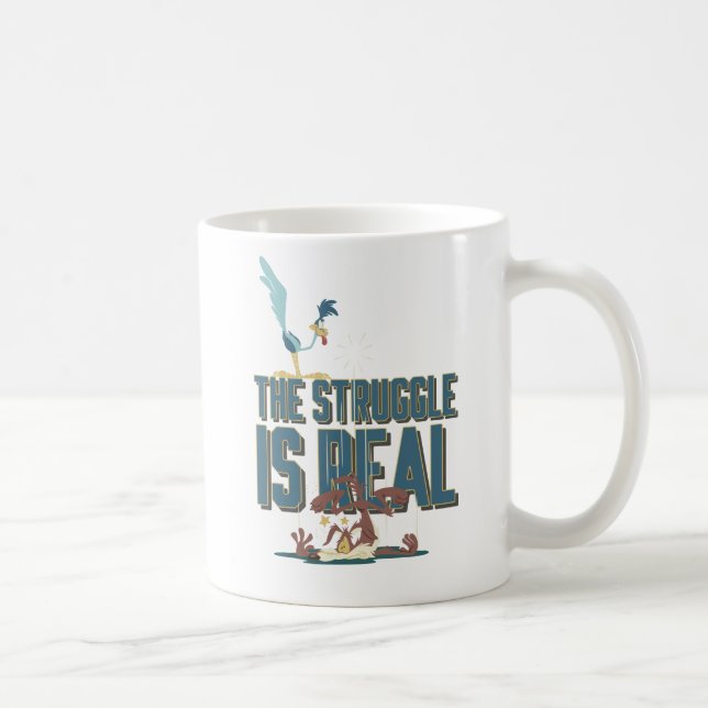 Mug Le combat est réel ROAD RUNNER™ & Bip Bip et Coyot (Droite)