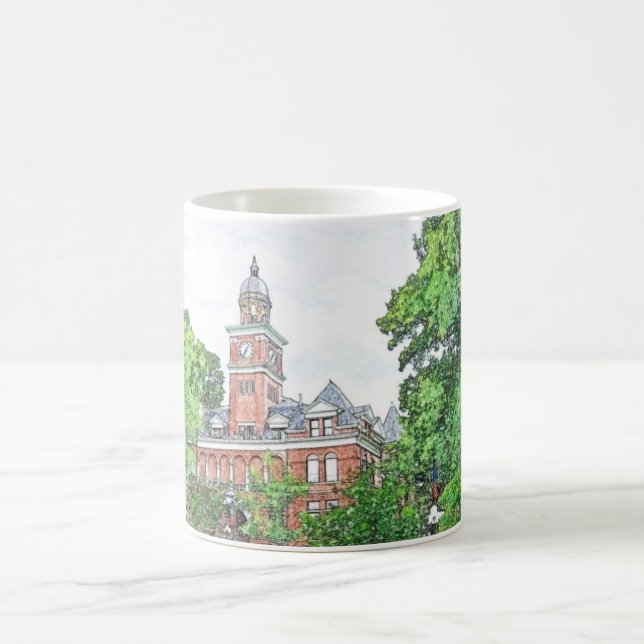 Mug Le comté de Henry Courthouse_ Paris, TN USA_Mug (Centre)