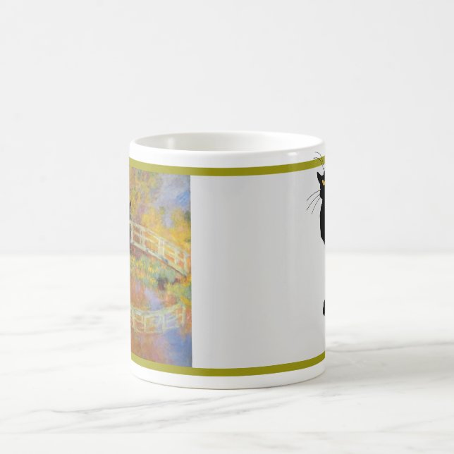 Mug Le Conversation Noir dans le pont japonais de Mone (Centre)