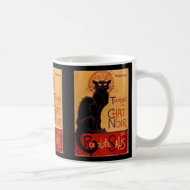 Mug Le Conversation Noir de Steinlen (Droite)