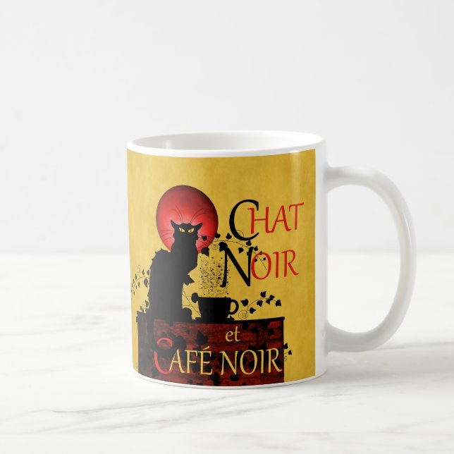 Mug Le Conversation Noir et Café Noir (Droite)