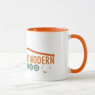 Mug Le Cool funeste Orange Retro Modern