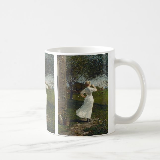 Mug Le Cor d'appel du dîner par Winslow Homer (Droite)