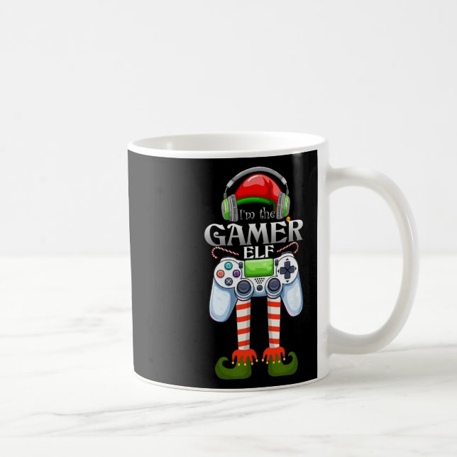 Mug Le costume de Noël du groupe Elf Gamer (Droite)