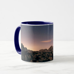 Mug Le coucher du soleil sur le parc national Joshua T