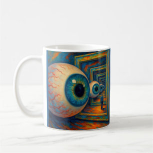 Mug "Le couloir de la vue" - Un portrait surréaliste