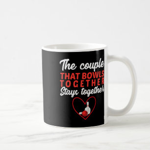 Mug Le Couple Qui Joue Aux Quilles Ensemble Reste Ense