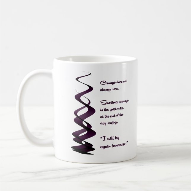 Mug Le courage ne rugit pas toujours (Gauche)