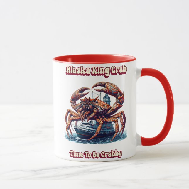 Mug Le Crabe du roi de l'Alaska (Droite)