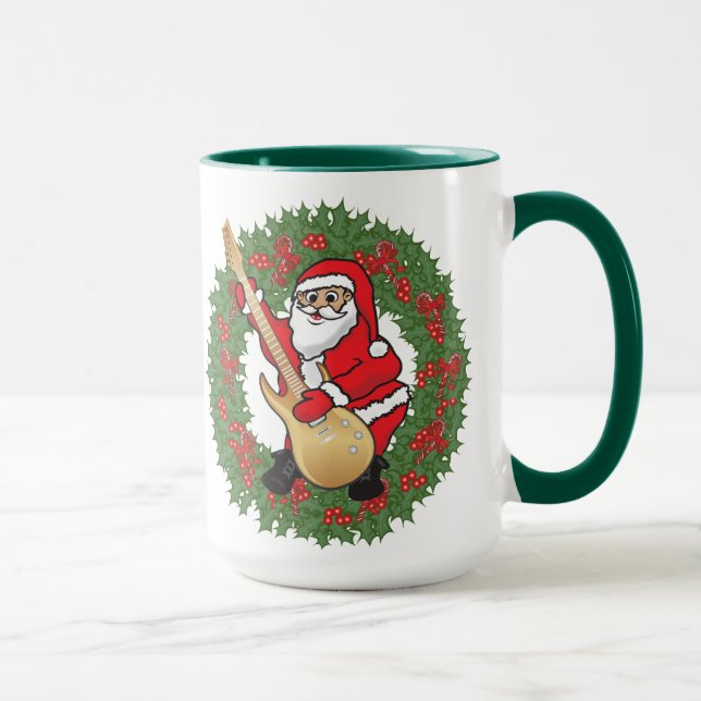 Mug Le crâne de Rockin' Père Noël (Droite)
