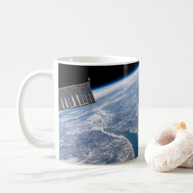 Mug Le Cratère Manicouagan Et Le Saint-Laurent (Avec donut)