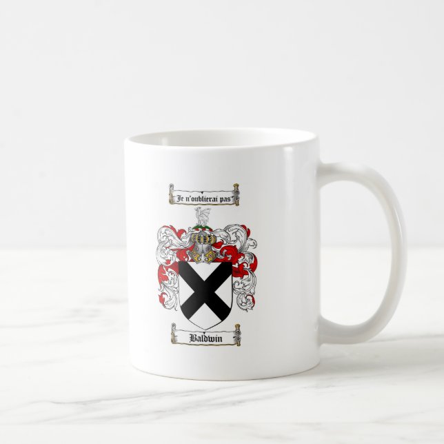 MUG LE CREST DE FAMILLE DE BALDWIN - MANTEAU DE (Droite)