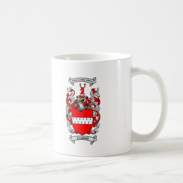 MUG LE CREST DE FAMILLE DE CRAWFORD - MANTEAU DE (Droite)