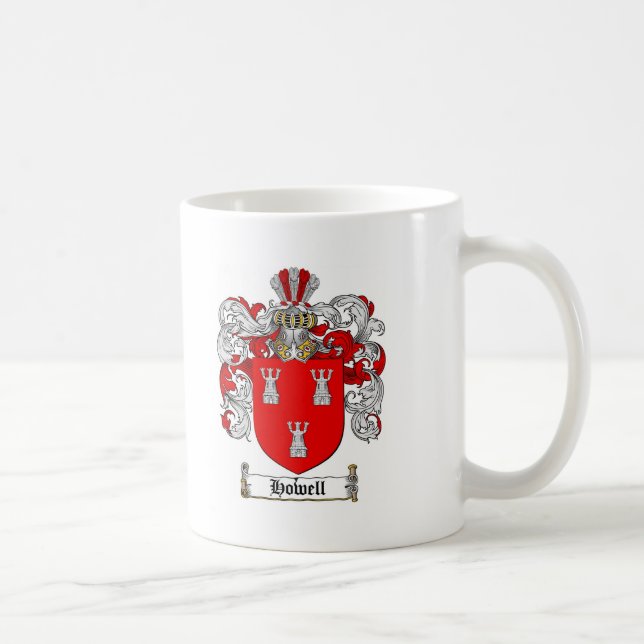 MUG LE CREST DE FAMILLE DE HOWELL - MANTEAU DE HOWELL (Droite)