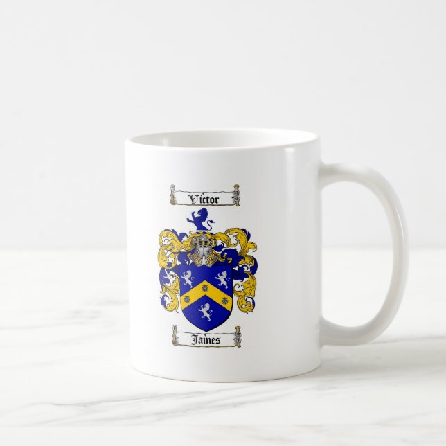 MUG LE CREST DE FAMILLE DE JAMES - MANTEAU DE JAMES (Droite)