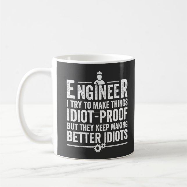 Mug Le Crétin d'Engineer I (Gauche)