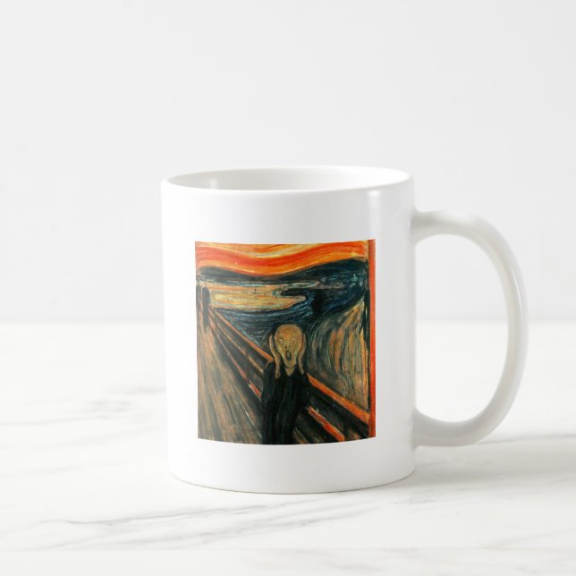 Mug Le cri Edvard Munch Art Expressionniste Moderne (Droite)