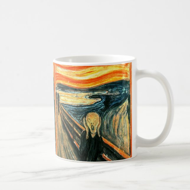 Mug Le cri perçant par Edvard Munch (Droite)