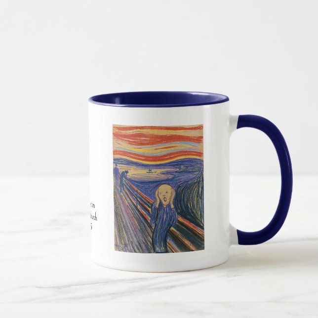 Mug Le cri perçant par Edvard Munch (Droite)