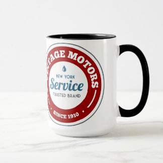 Mug Le cru circule en voiture le logo circulaire