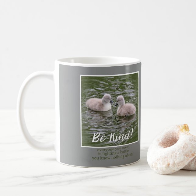 Mug Le cygne soit aimable (Avec donut)