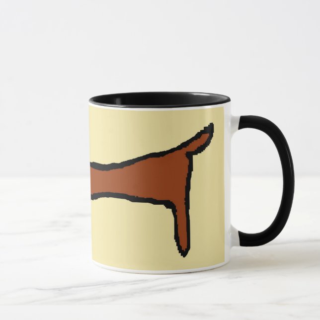 Mug Le Dachshund Brown (Droite)