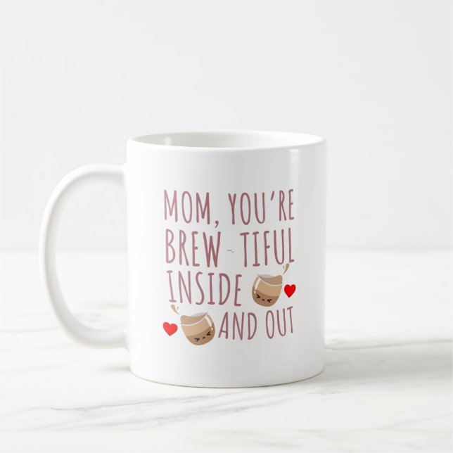 Mug Le Daily Brew de Maman - Cadeau de fête des Mères  (Gauche)