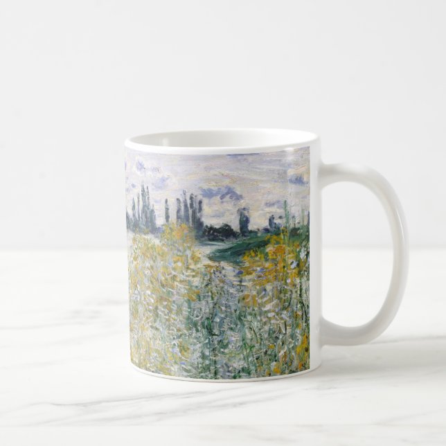 Mug �le de Claude Monet | Fleurs aux. près de V�theuil (Droite)