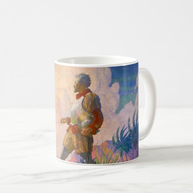 Mug Le découvreur de Newell Convers Wyeth (Devant droit)