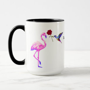 Mug Le délice de maman canadienne, Flamant rose et col