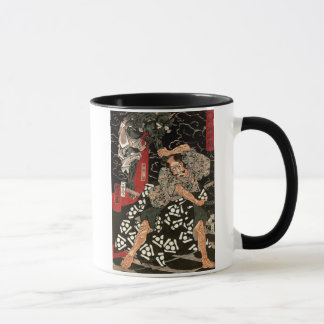 Mug Le démon de la bataille Tsuna de Watanabe, 歌 川 国 芳