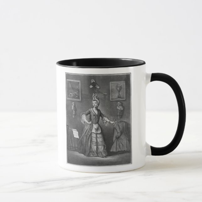 Mug Le d'Eon de chevalier, habillé en tant que femme (Droite)