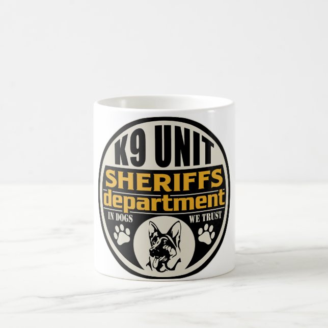 Mug Le département de shérif de l'unité K9 (Centre)