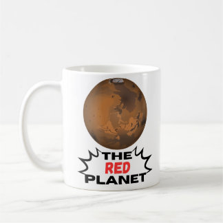 Mug Le design de la planète rouge