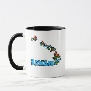 Mug Le Design De L'État D'Hawaï Inspiré Par Le Tatouag