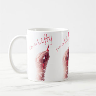 Mug Le design gaucher, je suis un message gaucher