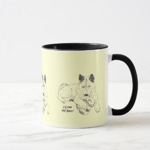 Mug Le dessin d'akita et l'ours de nounours mignons