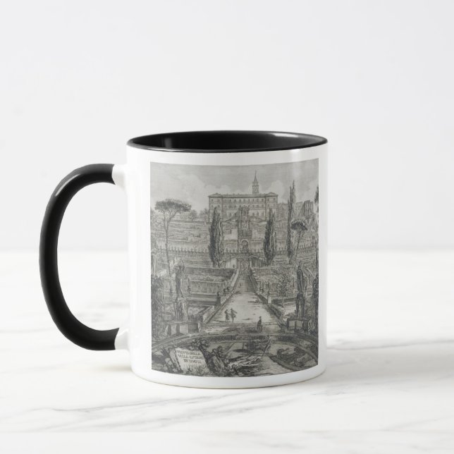 Mug Le d'Este de villa chez Tivoli (gravure) (Gauche)