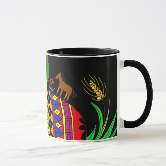 Mug Le destin de l'art populaire d'Ukrainien du monde (Droite)